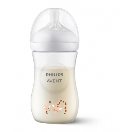 Μπιμπερό Philips Avent Natural Response 3-6m Giraffe (1τμχ) SCY903/66
