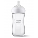 Γυάλινο μπιμπερό Philips Avent Natural Response 3-6m (1τμχ) SCY933/01