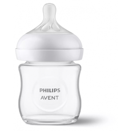 Γυάλινο μπιμπερό Philips Avent Natural Response 0-3m (1τμχ) SCY930/01