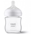 Γυάλινο μπιμπερό Philips Avent Natural Response 0m+ (1τμχ) SCY930/01