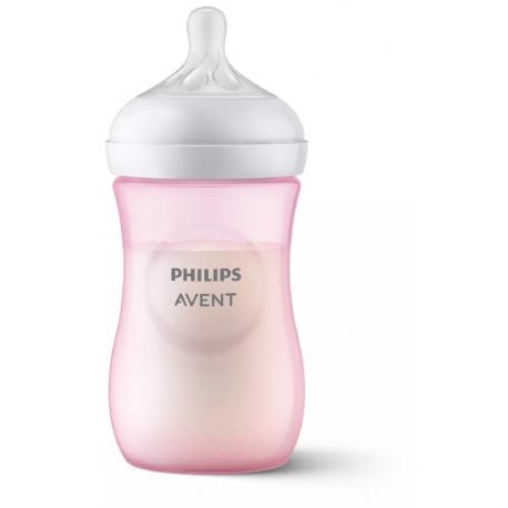 Μπιμπερό Philips Avent Natural Response 3-6m Ροζ (1τμχ) SCY903/11