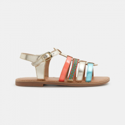 Okaidi Sandale en cuir fille