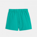 Okaidi Short leger en broderie anglaise vert fille