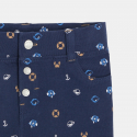 Obaibi Short maille piquΓ©e univers marin bleu bΓ©bΓ© garΓ§on
