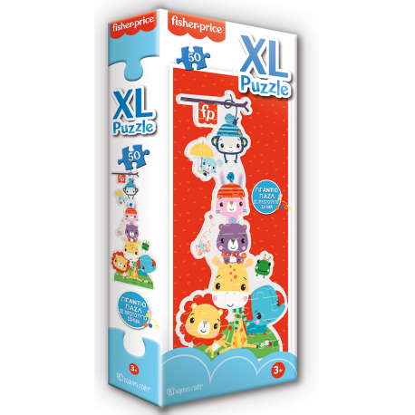 Παζλ XL 50 τεμαχίων Fisher Price®, Χάρτινη Πόλη®