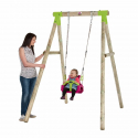 Ξύλινη κούνια εξωτερικού χώρου Plum® Quoll® Wooden Swing Set