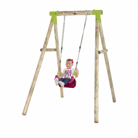 Ξύλινη κούνια εξωτερικού χώρου Plum® Quoll® Wooden Swing Set