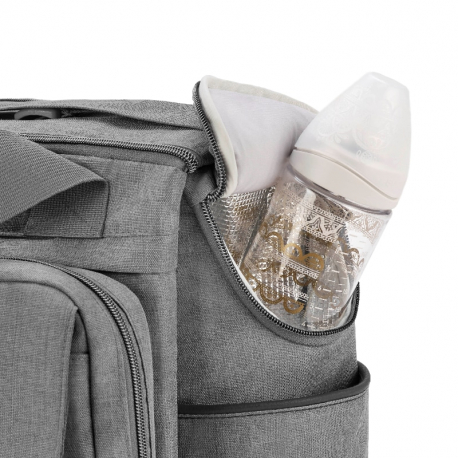 Τσάντα - αλλαξιέρα καροτσιού Inglesina Dual Bag Aptica Satin Grey