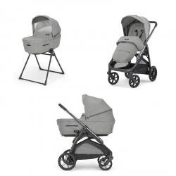 Σύστημα Inglesina Aptica System Duo Satin Grey - Chassis Litio Black