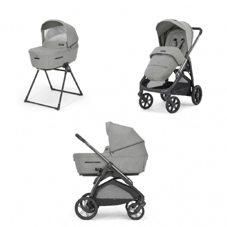 Σύστημα Inglesina Aptica System Duo Satin Grey - Chassis Litio Black
