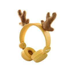 Παιδικά ακουστικά Kidyears Ελάφι Κίτρινο