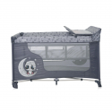Παρκοκρέβατο 2 επιπέδων Lorelli® Moonlight Cool Grey Pandas