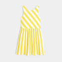 Okaidi Robe rayee en jersey jaune fille