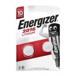 Μπαταρίες λιθίου Energizer® Lithium CR2016, σετ των 2