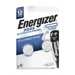 Μπαταρίες λιθίου Energizer® Lithium CR2025, σετ των 2