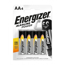 Μπαταρίες αλκαλικές Energizer® Power ΑA, σετ των 4
