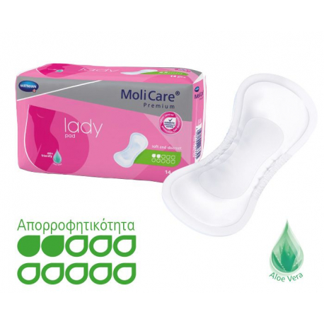 Σερβιέτες λοχείας HARTMANN Moli Care® Premium Lady Pads Mini