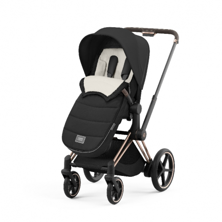 Ποδόσακος καροτσιού Priam &amp; Mios Cybex Platinum Sepia Black