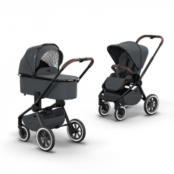 Καρότσι και port-bebe MOON™ ReSea S Edition+ Anthrazit - Black Chrome