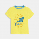 Obaibi T-shirt requins et short micro-rayures bleu bΓ©bΓ© garΓ§on