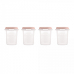 Δοχεία φαγητού Miniland Hermisized Candy 250ml, σετ των 4