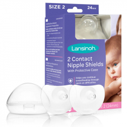 Lansinoh® Ψευδοθηλές Contact 24mm σετ των 2