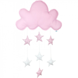 Μόμπιλε Σύννεφο με 7 αστέρια Baby Star Ροζ