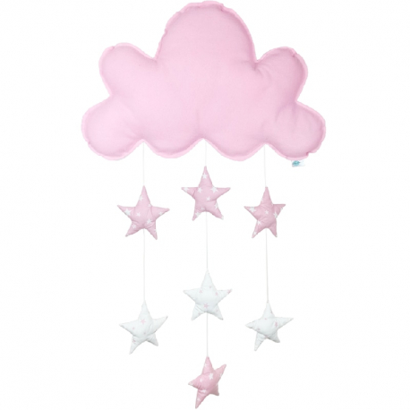 Μόμπιλε Σύννεφο με 7 αστέρια Baby Star Ροζ