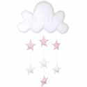 Μόμπιλε Σύννεφο με 7 αστέρια Baby Star Ροζ