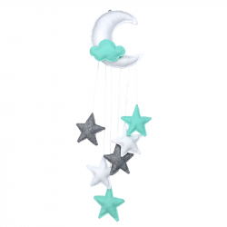 Μόμπιλε Φεγγάρι με 6 αστέρια Baby Star Μέντα