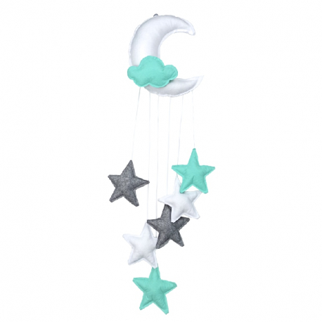 Μόμπιλε Φεγγάρι με 6 αστέρια Baby Star Μέντα