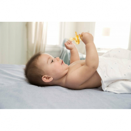 Chicco πιπίλα Physio Soft όλο καουτσούκ 0-6M