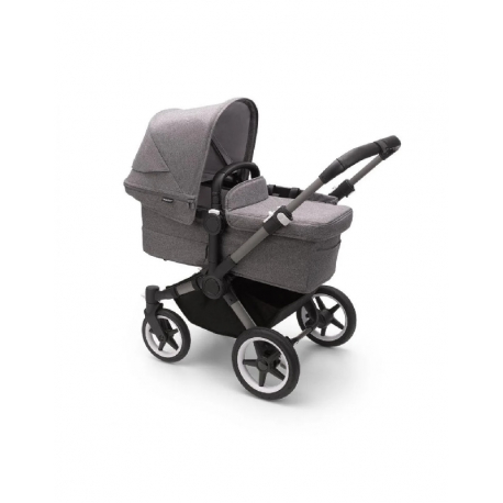 Καρότσι και port-bebe Bugaboo Donkey5 Mono Complete Graphite - Grey Melange