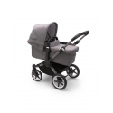 Καρότσι και port-bebe Bugaboo Donkey5 Mono Complete Graphite - Grey Melange