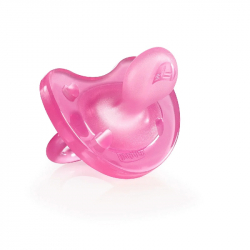 Chicco πιπίλα σιλικόνης Ροζ 0-6m