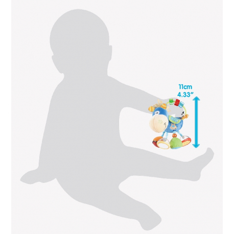 Αλογάκι δραστηριοτήτων καροτσιού Playgro™ Toy Box Activity Rattle Clip Clop