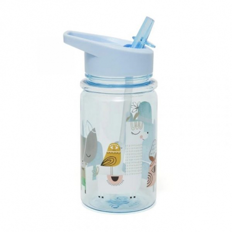 Παγούρι Petit Monkey Lama &amp; Friends Blue 400 ml