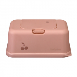 Funkybox Θήκη για μωρομάντηλα Peachy pink - Cherry