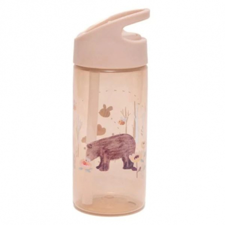 Παγούρι Petit Monkey Bear Linen White Stars 380 ml