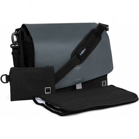 Τσάντα - αλλαξιέρα MOON™ Messenger Bag Black - Anthrazit