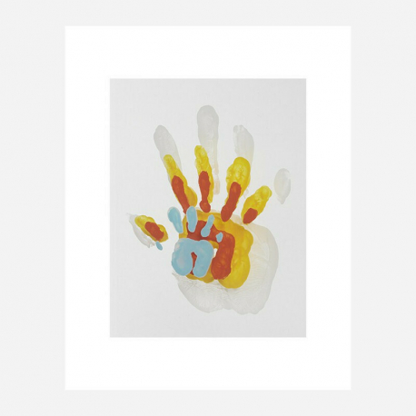 Αποτύπωμα χεριών μωρού Baby Art Family Touch White