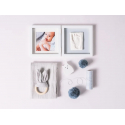 Κορνίζα με αποτύπωμα μωρού Baby Art My Baby Style Simple Grey