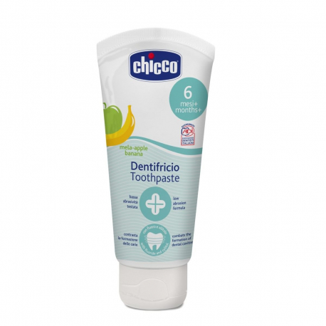 Chicco οδοντόκρεμα μήλο - μπανάνα 50 ml 6m+