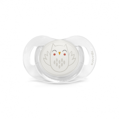 Πιπίλα Suavinex Premium Anatomical Bonhomia Owl Beige 0-6Μ