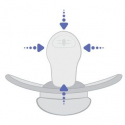 Πιπίλα Chicco Physio Micro 0-2m Αγόρι, σετ των 2