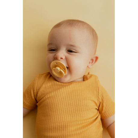 Πιπίλες Bibs® Colour Honey/Olive Στρογγυλή No1, σετ των 2