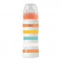 Πλαστικό μπιμπερό Chicco Well Being Unisex 330 ml 4m+ (1τμχ)