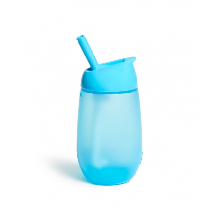 Παιδικό ποτήρι με καλαμάκι Munchkin Simple Clean™ Μπλε