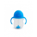 Ποτήρι με καλαμάκι Munchkin Click Lock™ Tip & Sip 207ml Blue