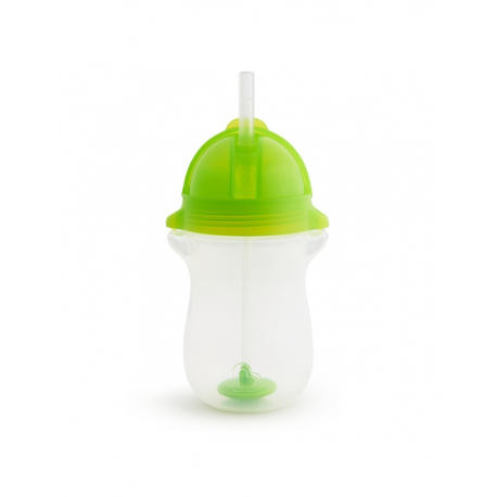 Ποτήρι με καλαμάκι Munchkin Click Lock™ Tip &amp; Sip 296ml Green